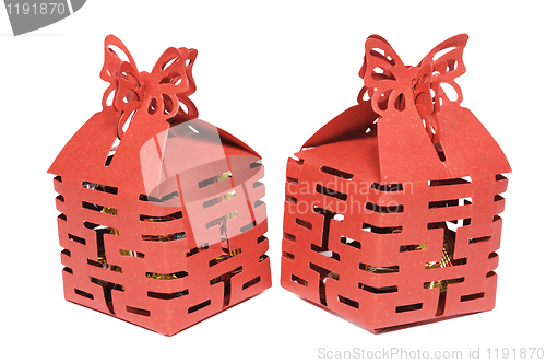 Image of Two boxes of wedding candies