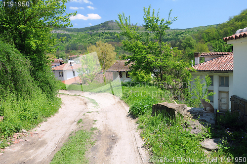 Image of Dirt Road in Bulgarian Village