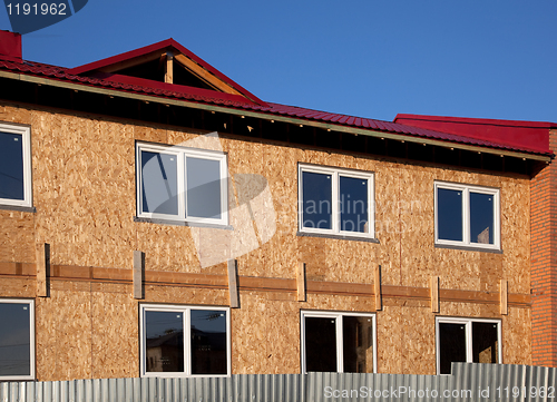 Image of Construction of the house. Finishing work