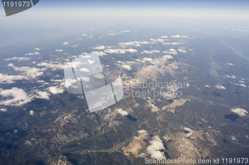 Image of flight over clouds