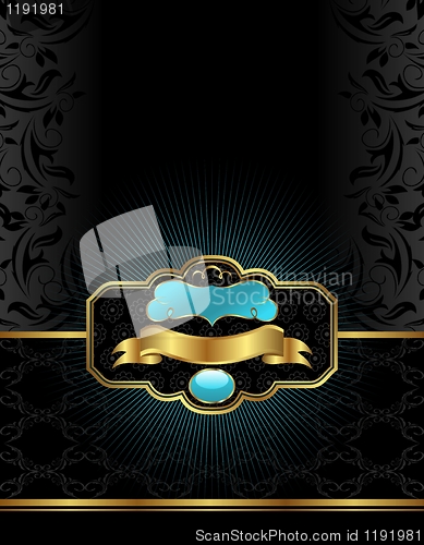 Image of golden luxury background