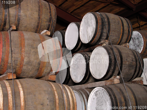 Image of Whisky barrels