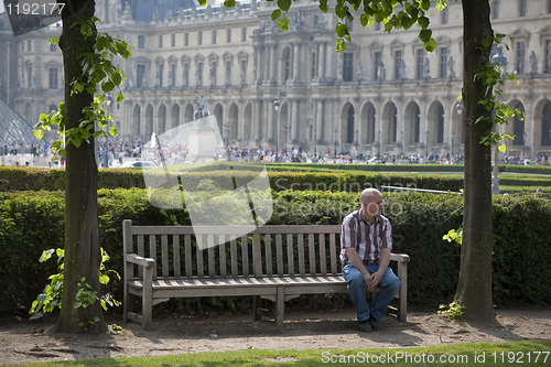 Image of Lonely man Paris