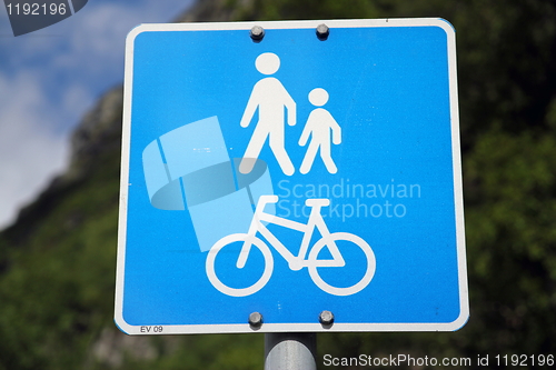 Image of Norwegian road sign