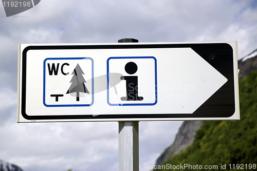 Image of Norwegian road sign