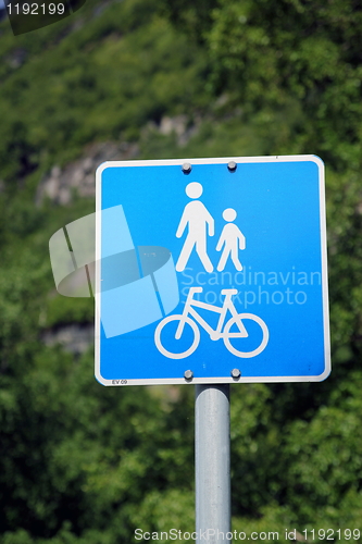 Image of Norwegian road sign