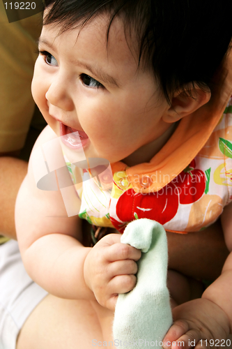 Image of Baby laughing