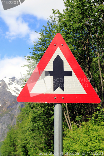 Image of Norwegian road sign