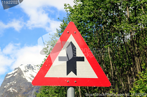 Image of Norwegian road sign