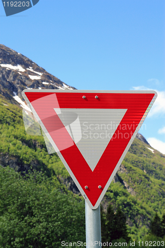 Image of Norwegian road sign