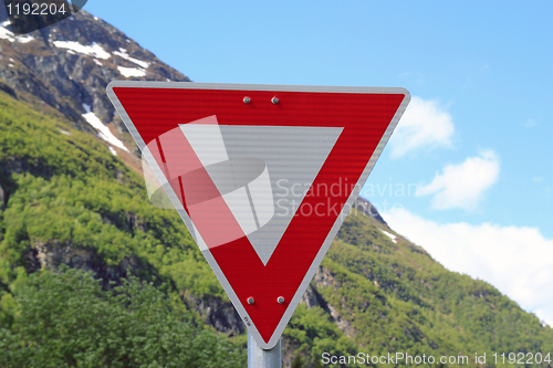 Image of Norwegian road sign