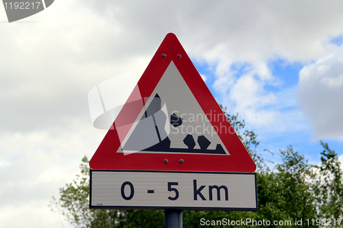 Image of Norwegian road sign