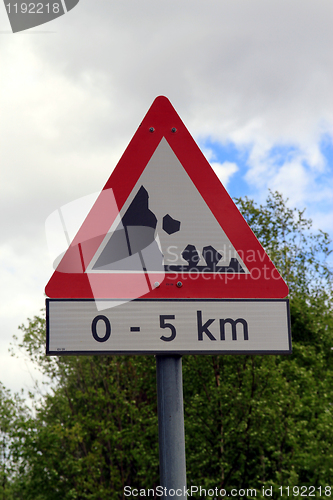 Image of Norwegian road sign