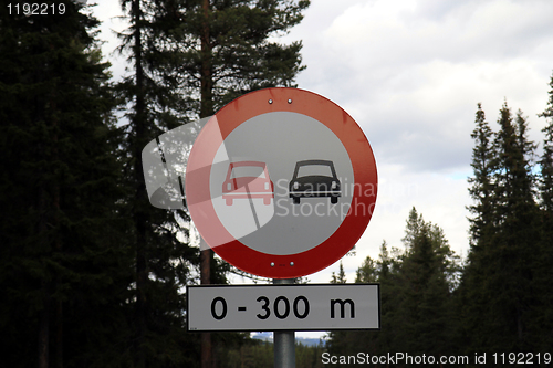 Image of Norwegian road sign