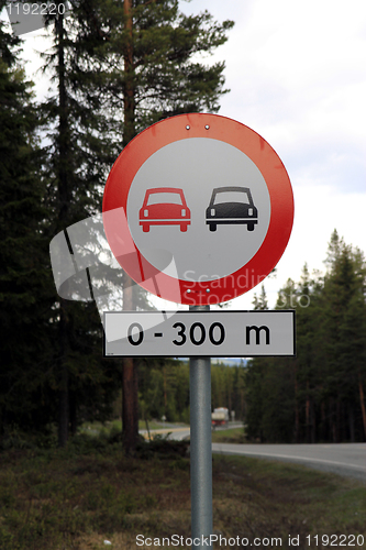 Image of Norwegian road sign