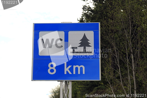 Image of Norwegian road sign