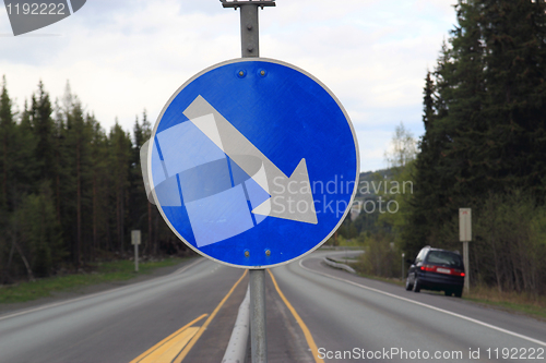 Image of Norwegian road sign