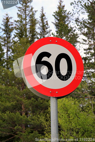 Image of Norwegian road sign