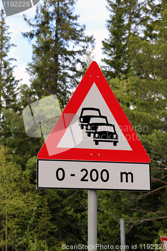 Image of Norwegian road sign