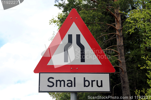 Image of Norwegian road sign