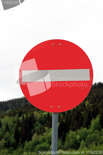 Image of Norwegian road sign