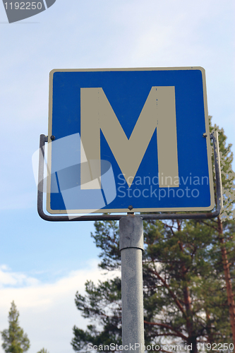 Image of Norwegian road sign