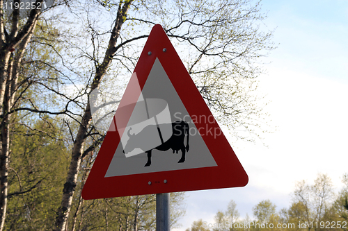 Image of Norwegian road sign