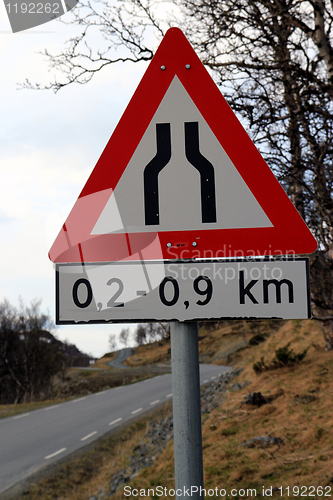 Image of Norwegian road sign