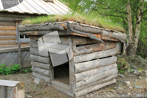 Image of Old norwegian farm detail