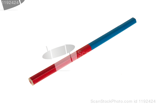 Image of Thick red and blue state-pencil