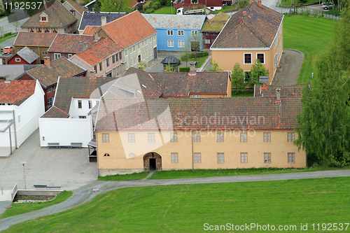 Image of Old Trondheim city in Norway