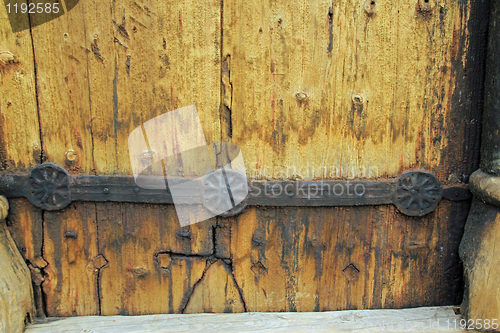 Image of Old norwegian door details