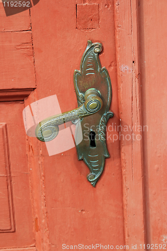 Image of Old norwegian door details