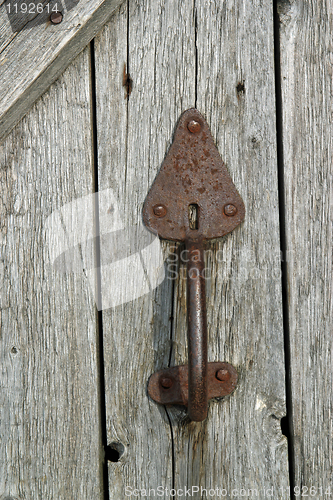 Image of Old norwegian door details