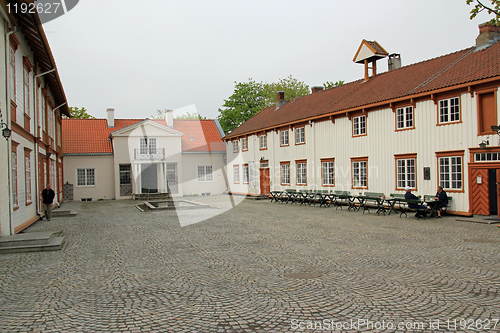 Image of Old Trondheim city in Norway