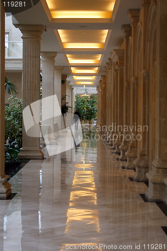 Image of beige corridor