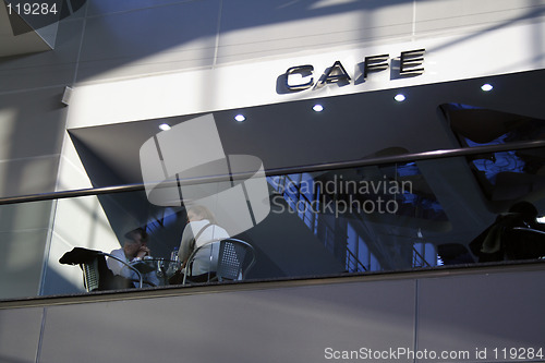 Image of cafe in airport