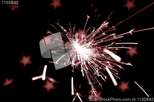 Image of christmas sparkler