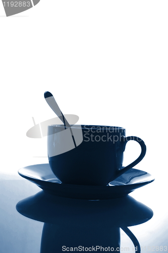 Image of cup of coffee with copyspace