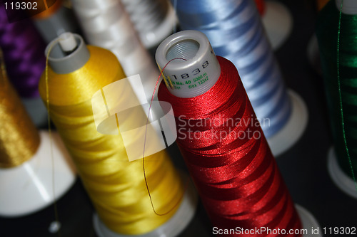 Image of colour threads