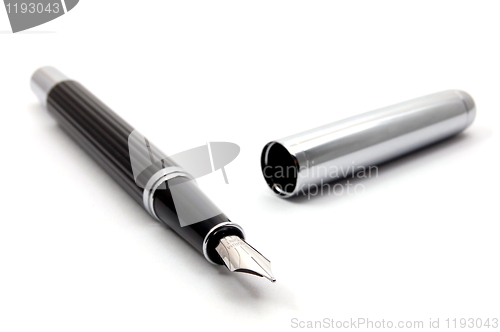 Image of fountain pen isolated on white background