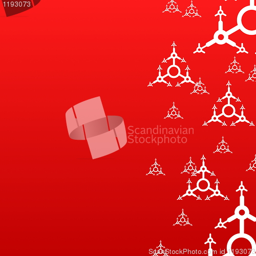 Image of red xmas background