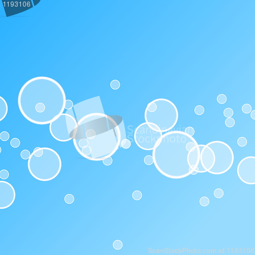 Image of abstract water bubble illustration