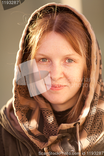 Image of redhead woman