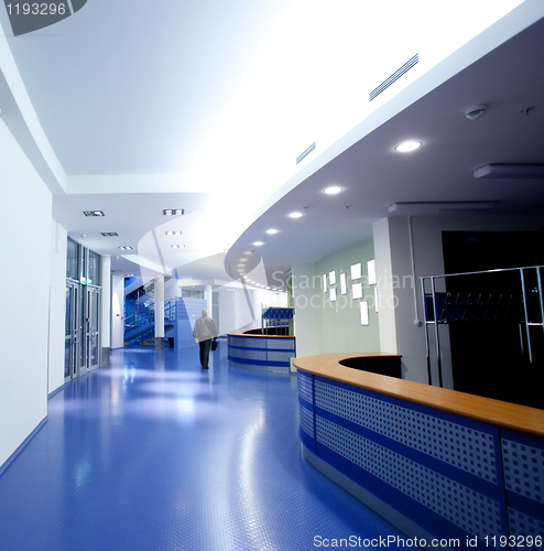 Image of architecture, empty corridor