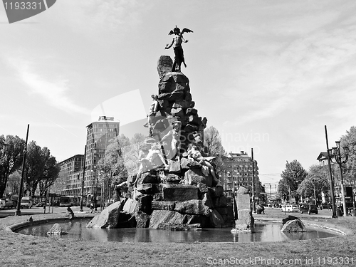 Image of Traforo del Frejus statue, Turin