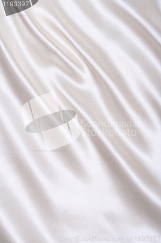 Image of Smooth elegant white silk as wedding background 