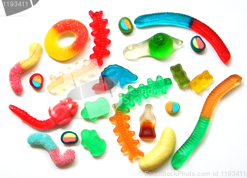 Image of Colorful different Jelly Candy 