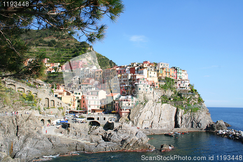 Image of Italy. Cinque Terre. Manarola village 