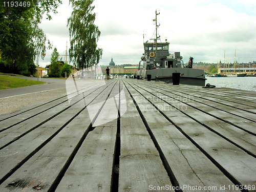 Image of Old wooden pier